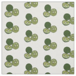 Kaffir lime cartoon illustration fabric