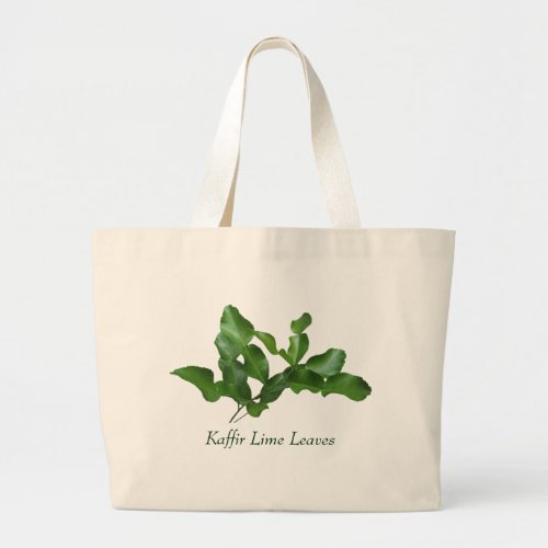 Kaffir Lime Leaves Large Tote Bag