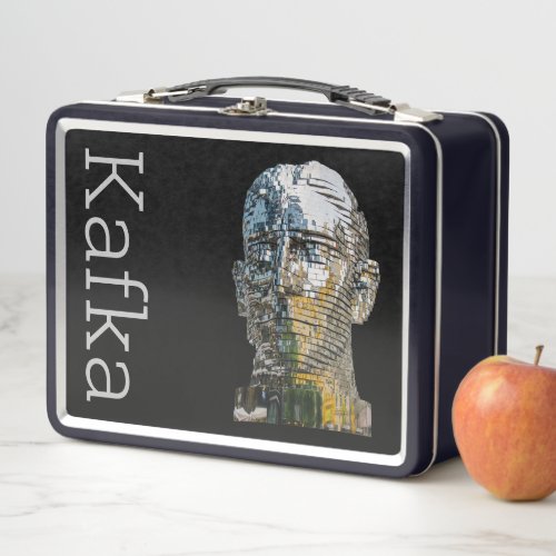 Kafka Head Metal Lunch Box