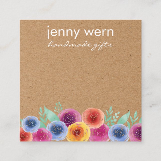 Kaft Business Card for Crafters | Handmade Artisan (Front)