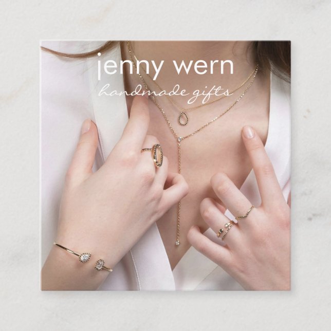 Kaft Business Card for Crafters | Jewerly maker (Front)