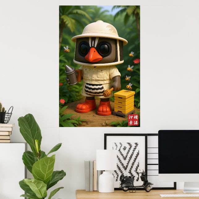 Kagu Beekeeper Poster (Home Office)