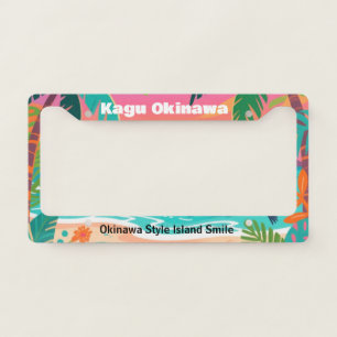 Kagu Tropical License Plate Frame