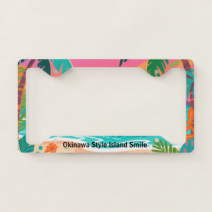 Kagu Tropical License Plate Frame