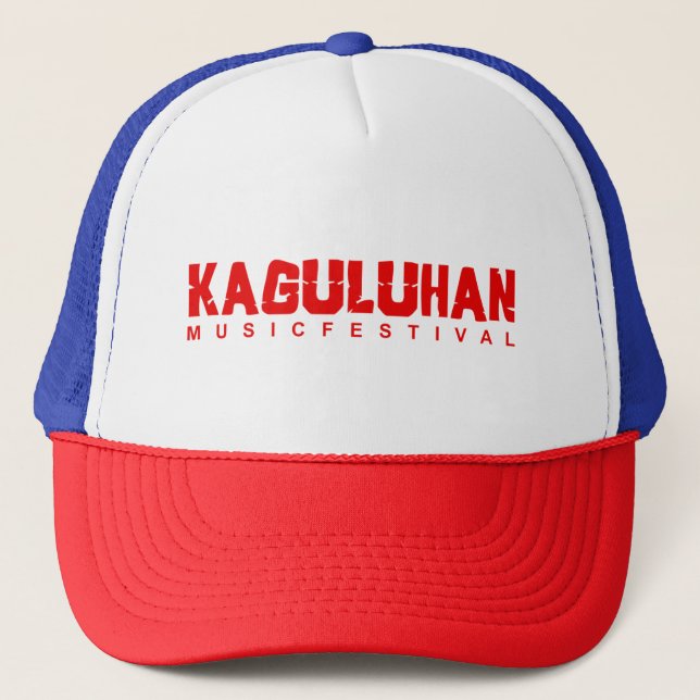 Kaguluhan Music Festival red logo Trucker Hat (Front)
