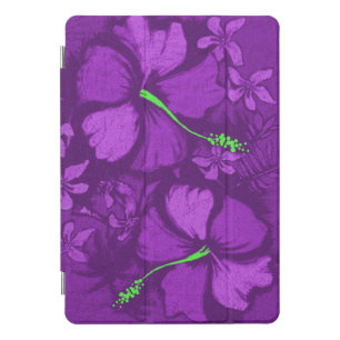 Kahala Hibiscus Hawaiian Lava Rock Illustration iPad Pro Cover