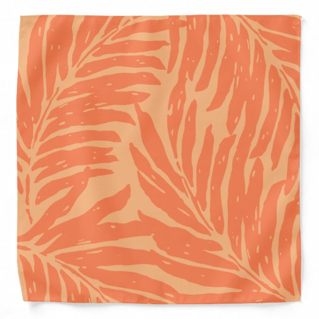 Kahanu Garden Hawaiian Palm Leaves Bandana (Front)