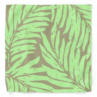 Kahanu Garden Hawaiian Palm Leaves Bandana