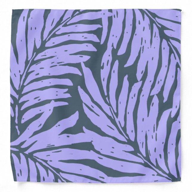 Kahanu Garden Hawaiian Palm Leaves Bandana (Front)