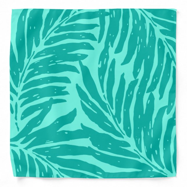 Kahanu Garden Hawaiian Palm Leaves Bandana (Front)