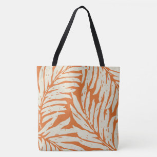 Kahanu Garden Hawaiian Palm Leaves Beach Bag