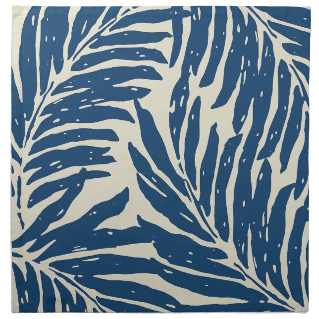 Kahanu Garden Hawaiian Palm Leaves Cloth Napkin (Front)