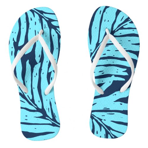 Kahanu Garden Hawaiian Palm Leaves Flip Flops