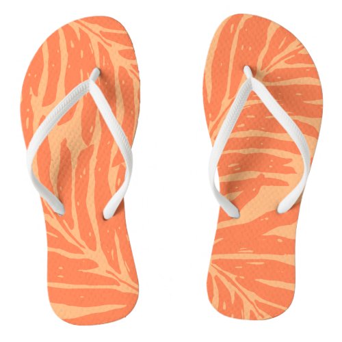 Kahanu Garden Hawaiian Palm Leaves Flip Flops