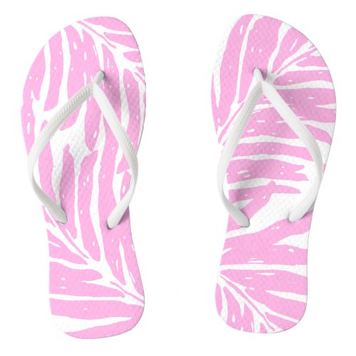 Kahanu Garden Hawaiian Palm Leaves Flip Flops