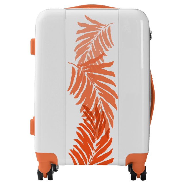 Kahanu Garden Hawaiian Palm Leaves Luggage (Front)