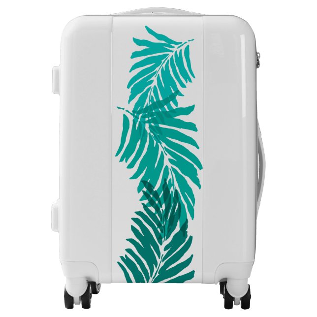 Kahanu Garden Hawaiian Palm Leaves Luggage (Front)