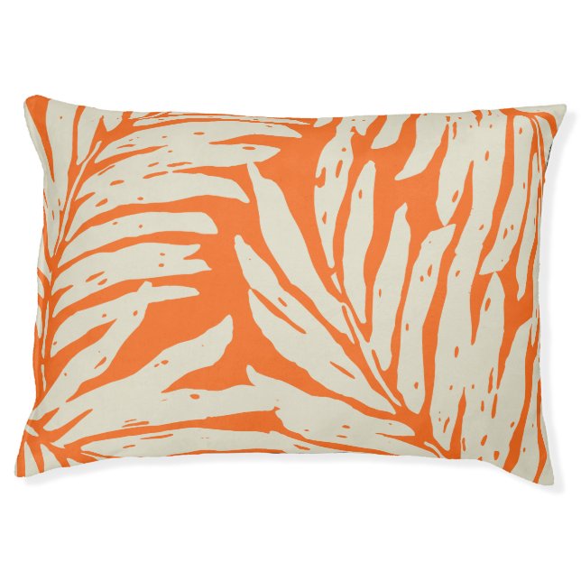 Kahanu Garden Hawaiian Palm Leaves Pet Bed (Front)