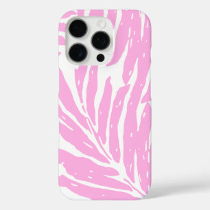 Kahanu Garden Hawaiian Palm Leaves Pink iPhone 16 Pro Case