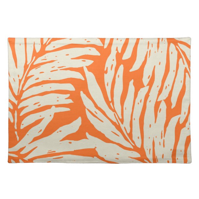 Kahanu Garden Hawaiian Palm Leaves Placemat (Front)