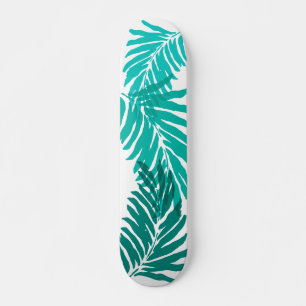 Kahanu Garden Hawaiian Palm Leaves Skateboard