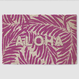 Kahanu Palms Hawaiian Leaf- Orchid Fiber Doormat