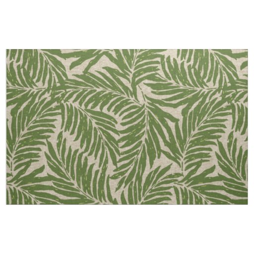 Kahanu Palms Hawaiian Linen Texture Fabric