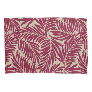 Kahanu Palms Hawaiian Linen Texture Pillow Case