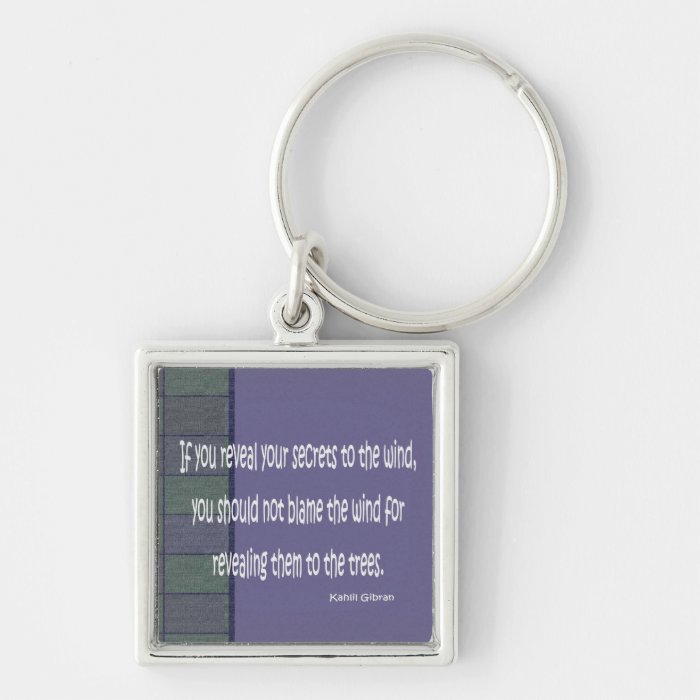 kahlil gibran quote ketychain key chain