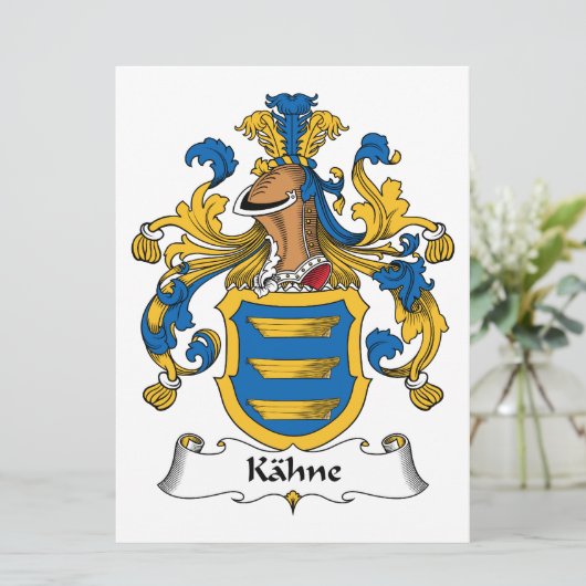 Kahne Family Crest (Standing Front)