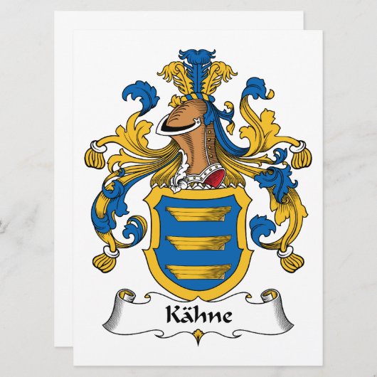 Kahne Family Crest (Front/Back)