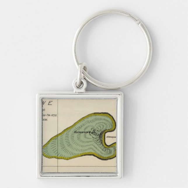 Kahoolawe, Hawaii Keychain (Front)