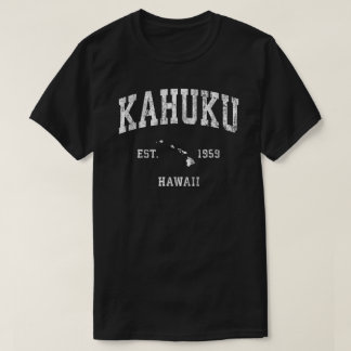 Kahuku Hawaii Hi Vintage Athletic Sports Design  T-Shirt