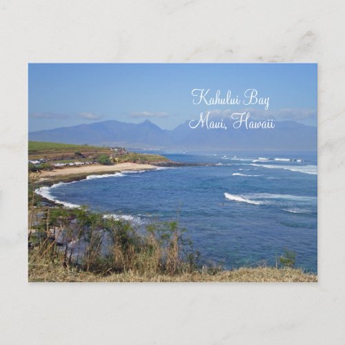 Kahului Bay Maui Hawaii Postcard