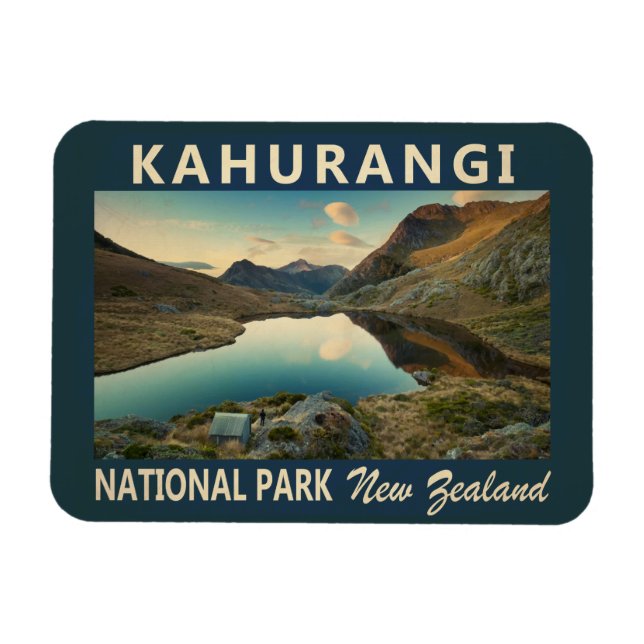 Kahurangi National Park New Zealand Vintage  Magnet (Horizontal)