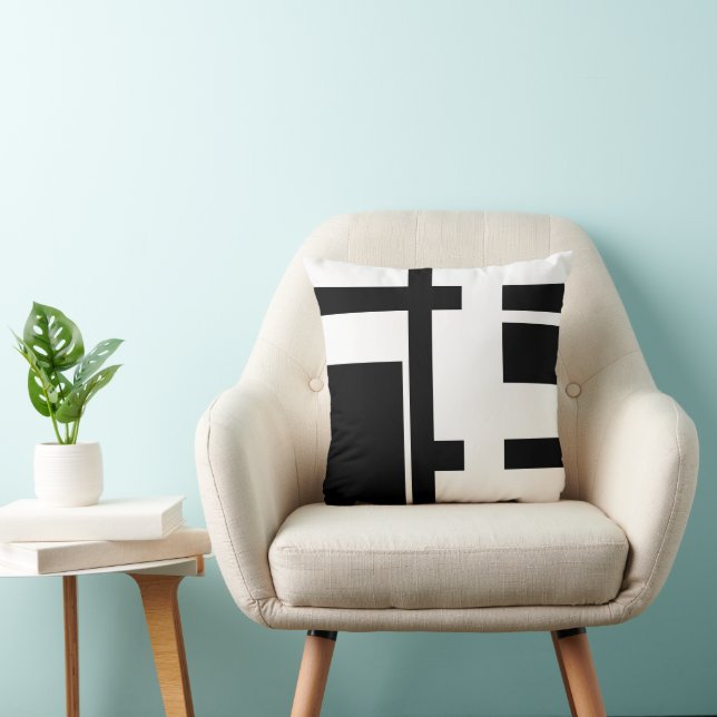 Kai - Color of heart Throw Pillow (Chair)