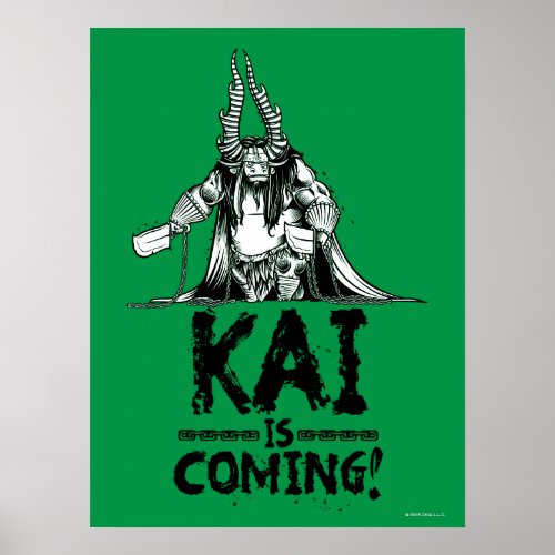 Kai is Coming Poster