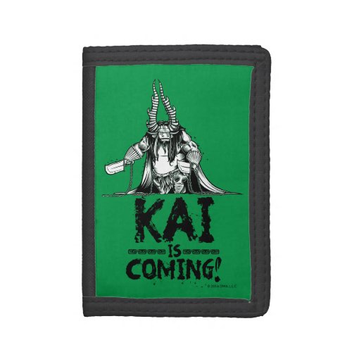 Kai is Coming Trifold Wallet