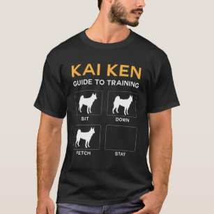 Kai Ken Guide To Training Dog Obedience Dog Comman T-Shirt