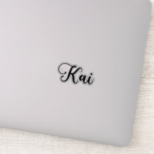 Kai Name - Handwritten Calligraphy Sticker