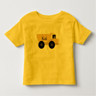Kai Yellow Dump Truck T-Shirt