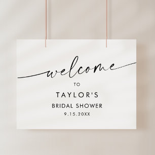 KAIA Minimalist Bridal Shower Welcome Foam Board