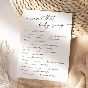 KAIA Name That Baby Song Game Card