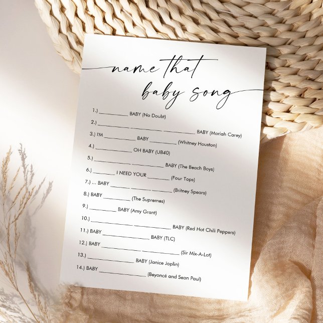 KAIA Name That Baby Song Game Card (Creator Uploaded)