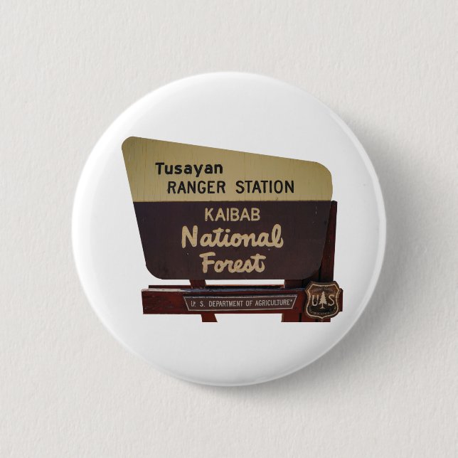 Kaibab National Forest Button (Front)