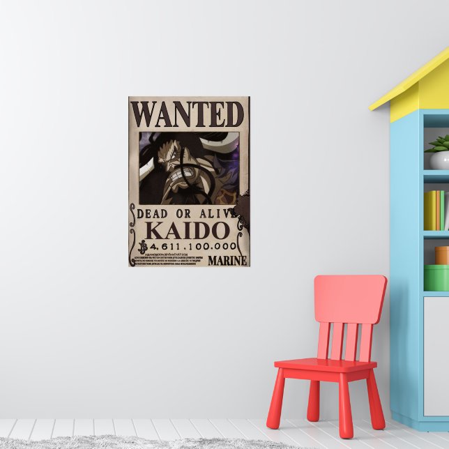 Kaido Wanted Bounty Poster | Zazzle