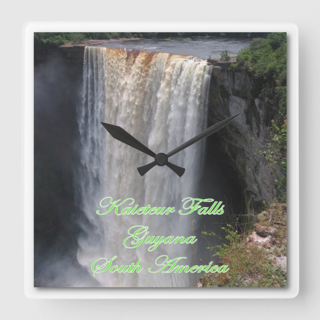 Kaieteur Wall Clock (Front)