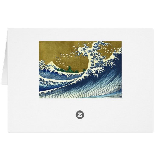 Kaijo no Fuji Hokusai wave Kanagawa masterpiece (Back Horizontal)