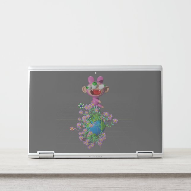 Kaikai Kiki on world para laptop HP Skin (Front)