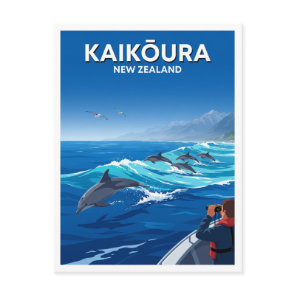 Kaikōura Marine Wildlife Sanctuary New Zealand Postcard